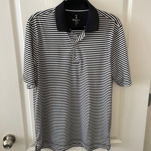 Bobby Jones striped golf shirt